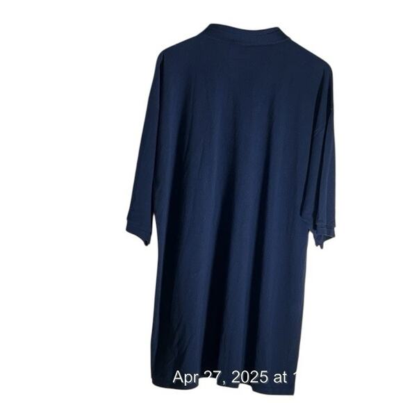 Antigua Size XXL Polo Dallas Cowboys Five Time Superbowl Champions Navy Blue New - Picture 2 of 8